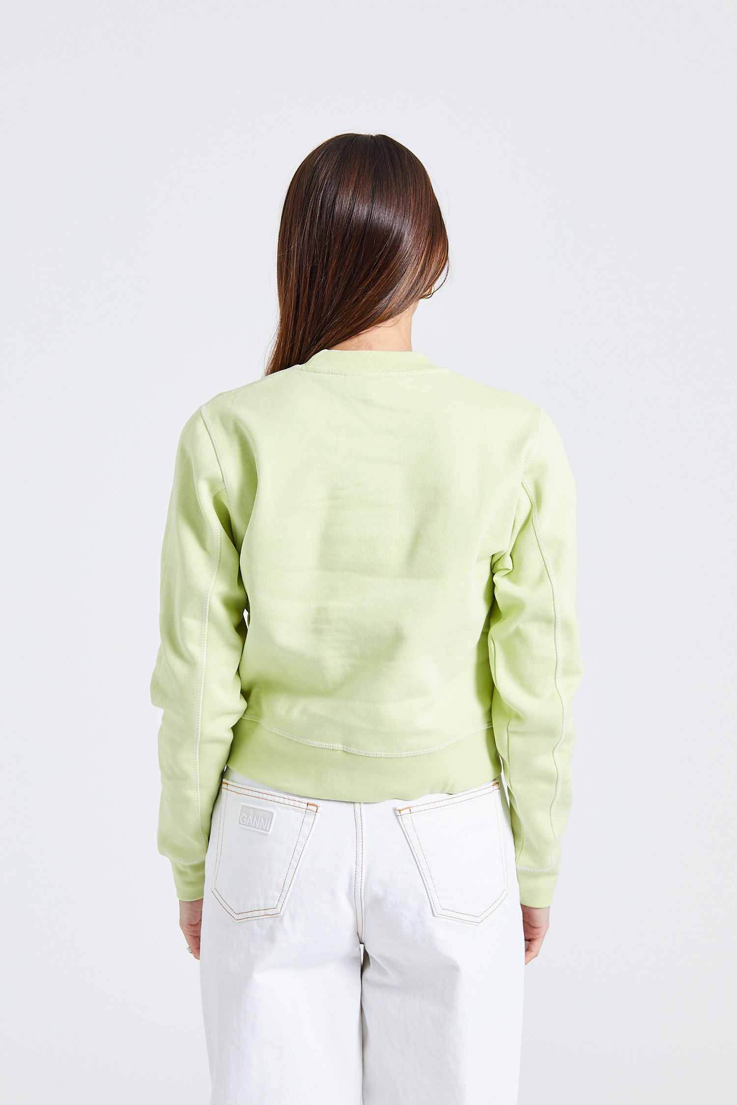 Isoli Ganni Rock Sweatshirt Lily Green | Retro